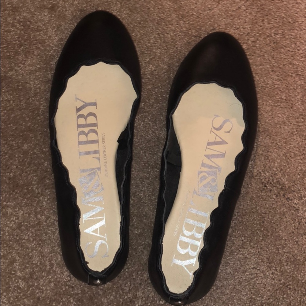 Sam & Libby women’s black ballet flats